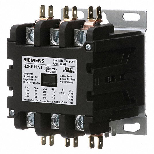 Siemens 3 Pole 9A Contactors