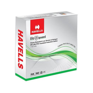 Havells 0.75 Sqmm Multicore Black PVC Insulated Copper Conductor Round Flexible Industrial Cable, ( 100MTR)