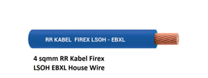 RR EBXL 4.00 Sqmm HFFR Single Core Copper Industrial Cable (90 Mtr)