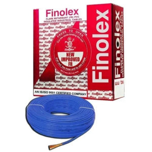 Finolex FR PVC 10 sqmm Single Core Heavy Duty Flexible Cable, 1100V (100Mtr)
