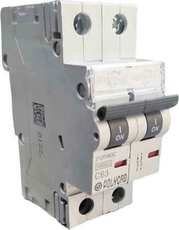 POLYCAB 50.0 A C-Curve DP MCB (Pack of 6)