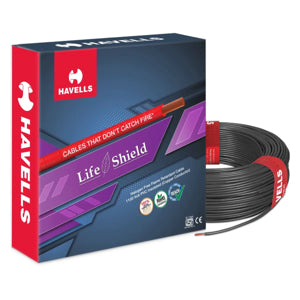 Havells Lifeshield HRFR PVC Cables 4.0 sq. mm (180 MTR )