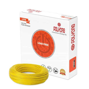 Polycab 2.5 Sqmm Multi-Core FRLS Insulated Unsheathed Industrial Flexible Cable 1100V  Copper 100 Meter