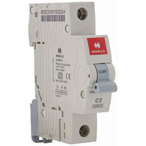 Havells X7 16.0A DHMYCSPM016 Single Pole C Curve MCB, (Pack of 12 )