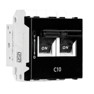 Anchor Ziva 25A Double Pole C Curve Mini Modular MCB, 68993B, Breaking Capacity: 3 kA (Pack of 12)