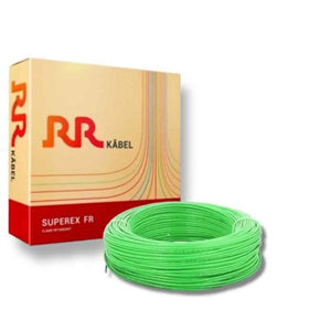 RR SUPERX GREEN HRFR 0.75 Sqmm Industrial Cable 1100V (90 MTR)