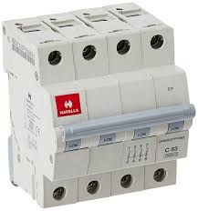 Havells 0.5 A- 5 A SPN MCB C Carve ( DHMGCSPF0.5- 063 ) IS/IEC 60898-1