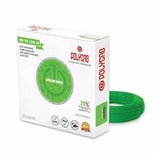 1.0 sqmm Polycab Green Wire +