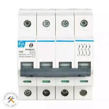 L&T Tripper 16A C-Curve Four Pole MCB, BA40160C