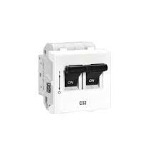 Anchor Roma Classic Uno 25A Double Pole C Curve White Mini Modular MCB, 98079 (Pack of 12)