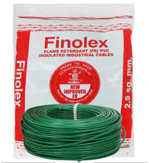 FINOLEX FINOGREEN HFFR 2.50 Sqmm Single Core Industrial Cable 1100V (180Mtr)
