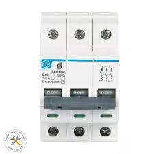 L&T Tripper 20A C-Curve Triple Pole MCB, BA30200C