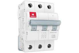 Havells X7 20.0A DHMYCTPM020 Three Pole C Curve MCB, (Pack of 6 )
