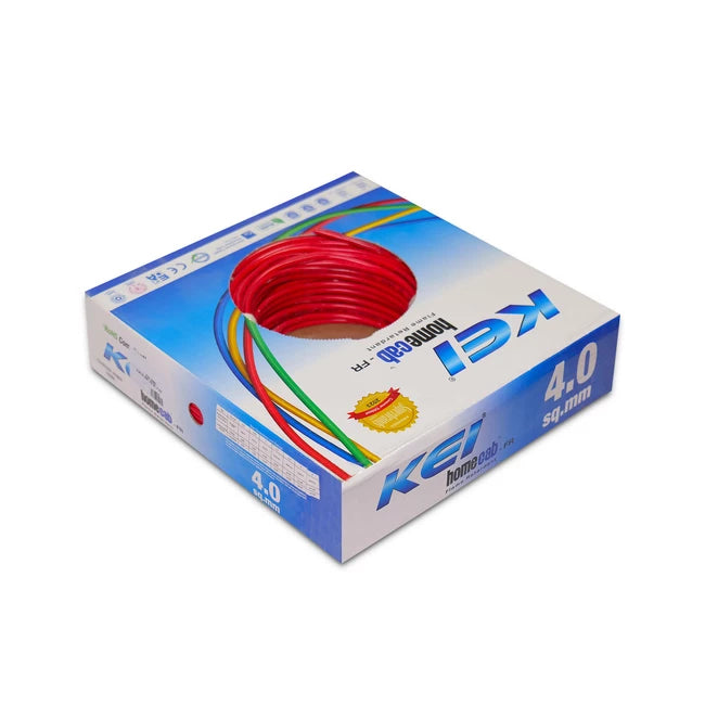KEI HOMECAB 0.50 SQMM FR PVC WIRE (90MTR)