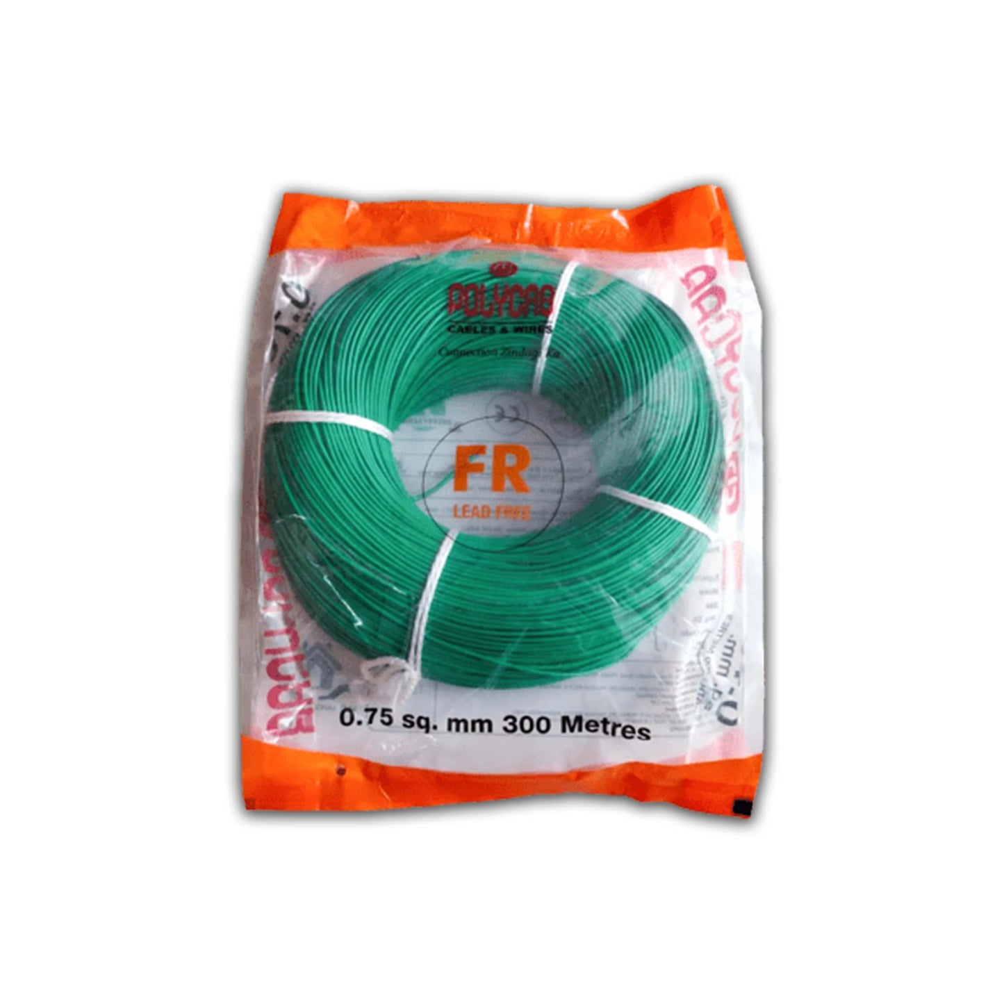 polycab 0.75sqmm 300Mtrs FR industrial Multistrands cable