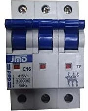 Selvo 63A C Curve Three Pole MCB, GSELTPC12032, (Pack of 6)