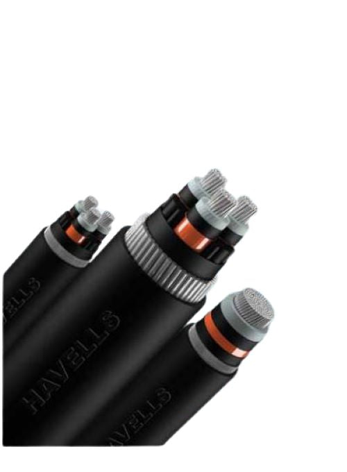 Havells 120.0 sqmm Copper PVC Sheathed XLPE Low Tension Armoured Power Cable, A2XWY/A2XFY ( 1 METER )
