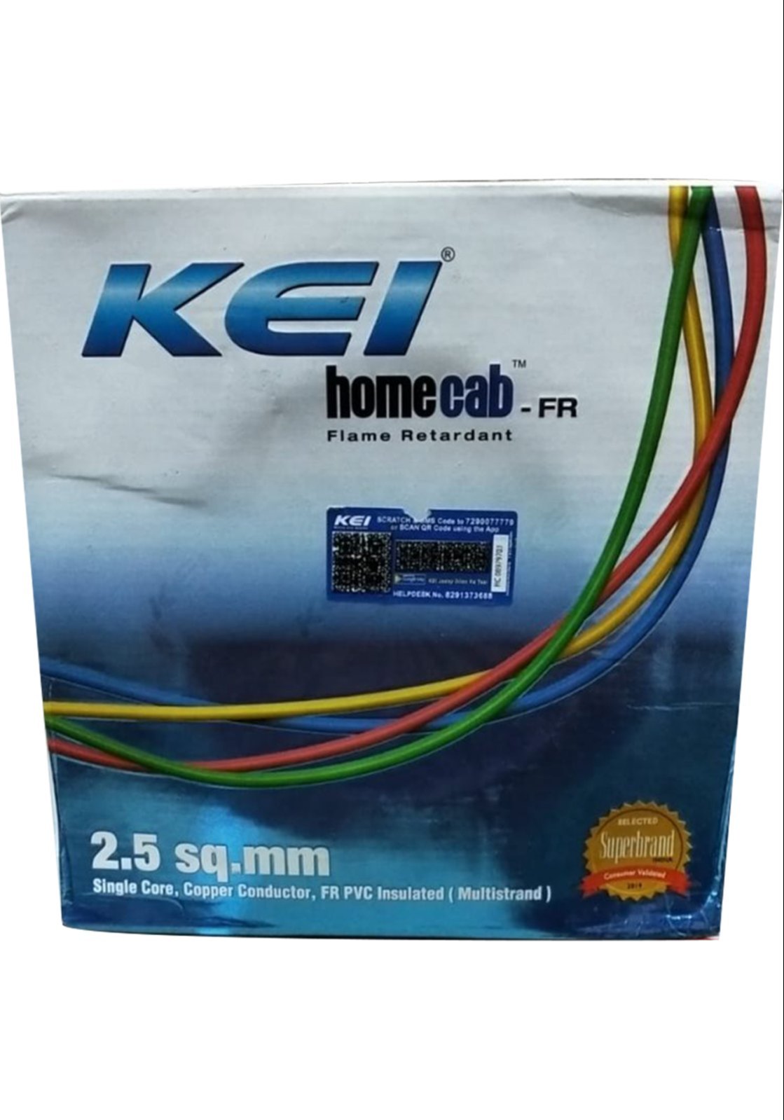 KEI BANFIRE 16.0 SQMM FR PVC WIRE (90MTR)