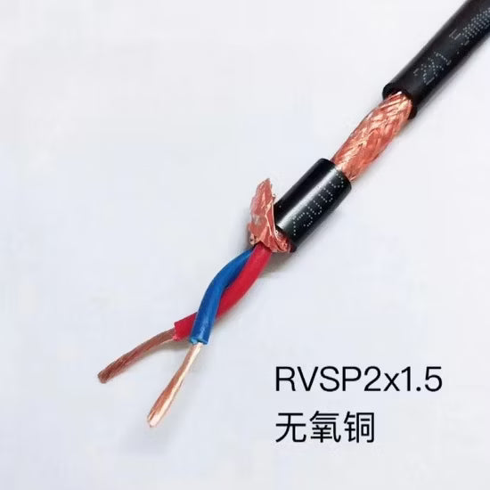 RR 2 core Copper Braided Flexible PVC Cable 1100V (100 MTR)