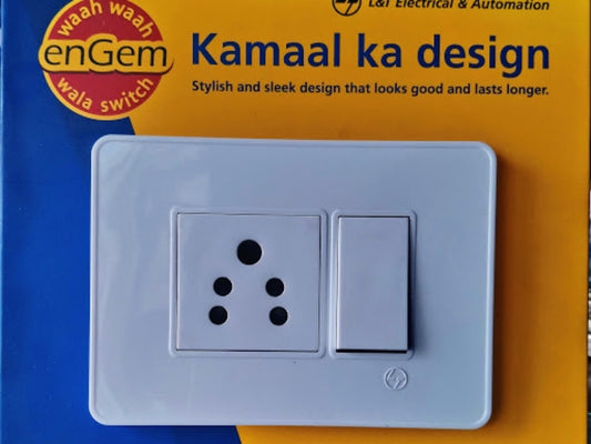 L&T Engem 1-Gang Switch