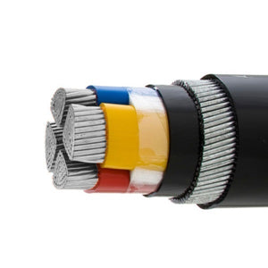 KEI 185.0 sqmm Aluminum PVC Sheathed XLPE Low Tension  Armoured Power Cable, ( 1 METER )