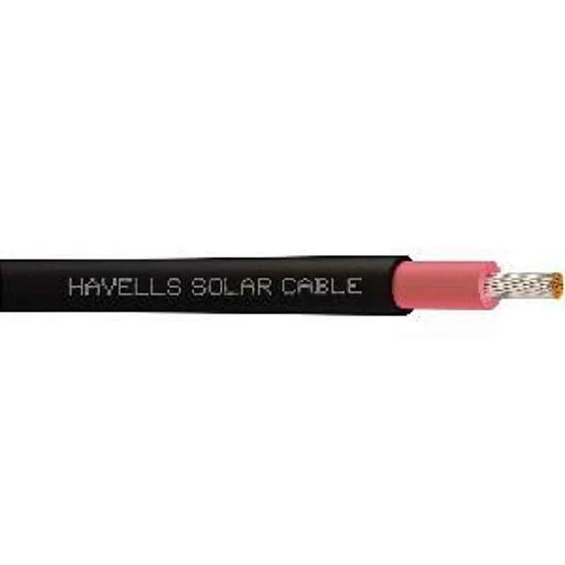 Havells 2.5 Sq. mm Tinned Copper Conductor Solar DC Cable TUV Specification 1169/08.2007-(100MTR)