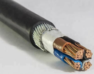 Polycab 120 sqmm 3 core 6.6 KV (UE) - 11KV (E) H.T XLPE Armoured Aluminium Cable ( 1 Meter )