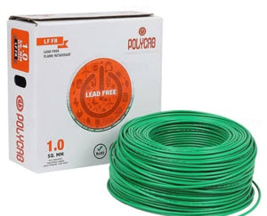 polycab 4.0 sqmm 200Mtrs FR industrial Multistrands cable