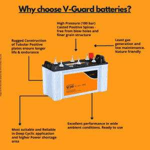 V-Guard Solar batteries