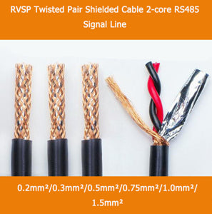 RR 2 Pair Copper PVC/XLPE Individual Aluminium Mylar Tape  Shielded Cables (100Mtr)