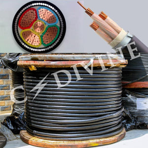 Havells 3 core Copper PVC Sheathed XLPE Low Tension Un-Armoured Power Cable, 2XY