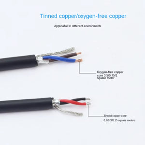 RR 2 Pair Copper PVC/XLPE Individual Aluminium Mylar Tape  Shielded Cables (100Mtr)