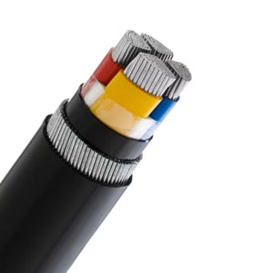 KEI 185.0 sqmm Aluminum PVC Sheathed XLPE Low Tension  Armoured Power Cable, ( 1 METER )