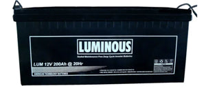 Luminous Solar batteries