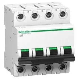 Schneider Electric Acti9 xC60 16A C-Curve Single Pole MCB, A9N1P16C, Breaking Capacity: 10 kA, (Pack of 12)