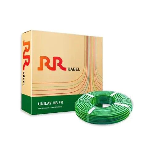 RR SUPERX GREEN HRFR 1.00 Sqmm Industrial Cable 1100V (90 MTR)
