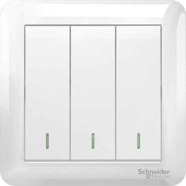 Schneider Claria 4-Gang Switch