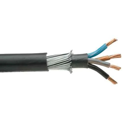 KEI 185.0 sqmm Copper PVC Sheathed XLPE Low Tension 2XY Un-Armoured Power Cable, ( 1 METER )