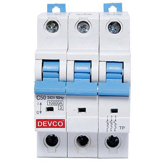 Devco  C Curve Triple Pole MCB