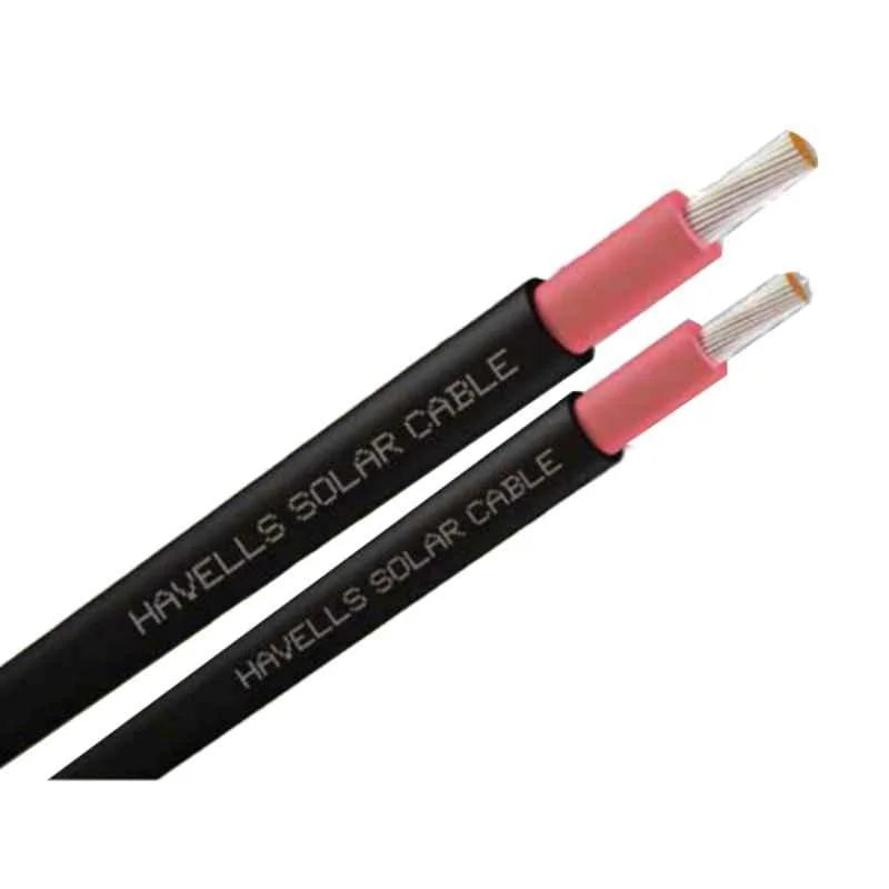Havells 2.5 Sq. mm Tinned Copper Conductor Solar DC Cable TUV Specification 1169/08.2007-(100MTR)