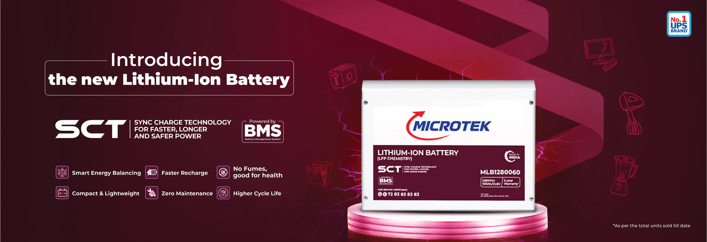 Microtek lithium-ion batteries