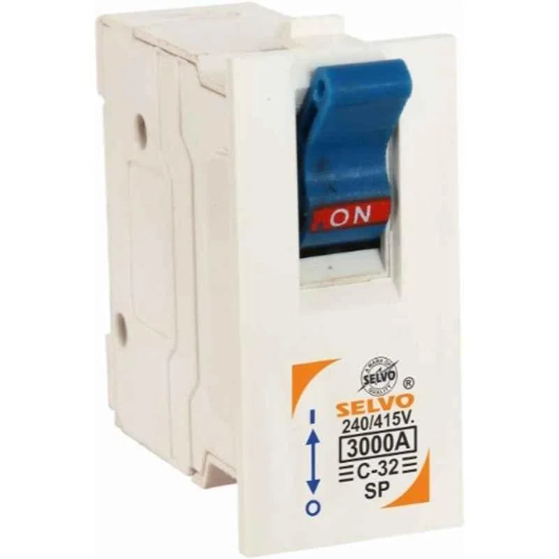 Selvo 10A C Curve Single Pole MCB, GSELSPC12002, (Pack of 12)