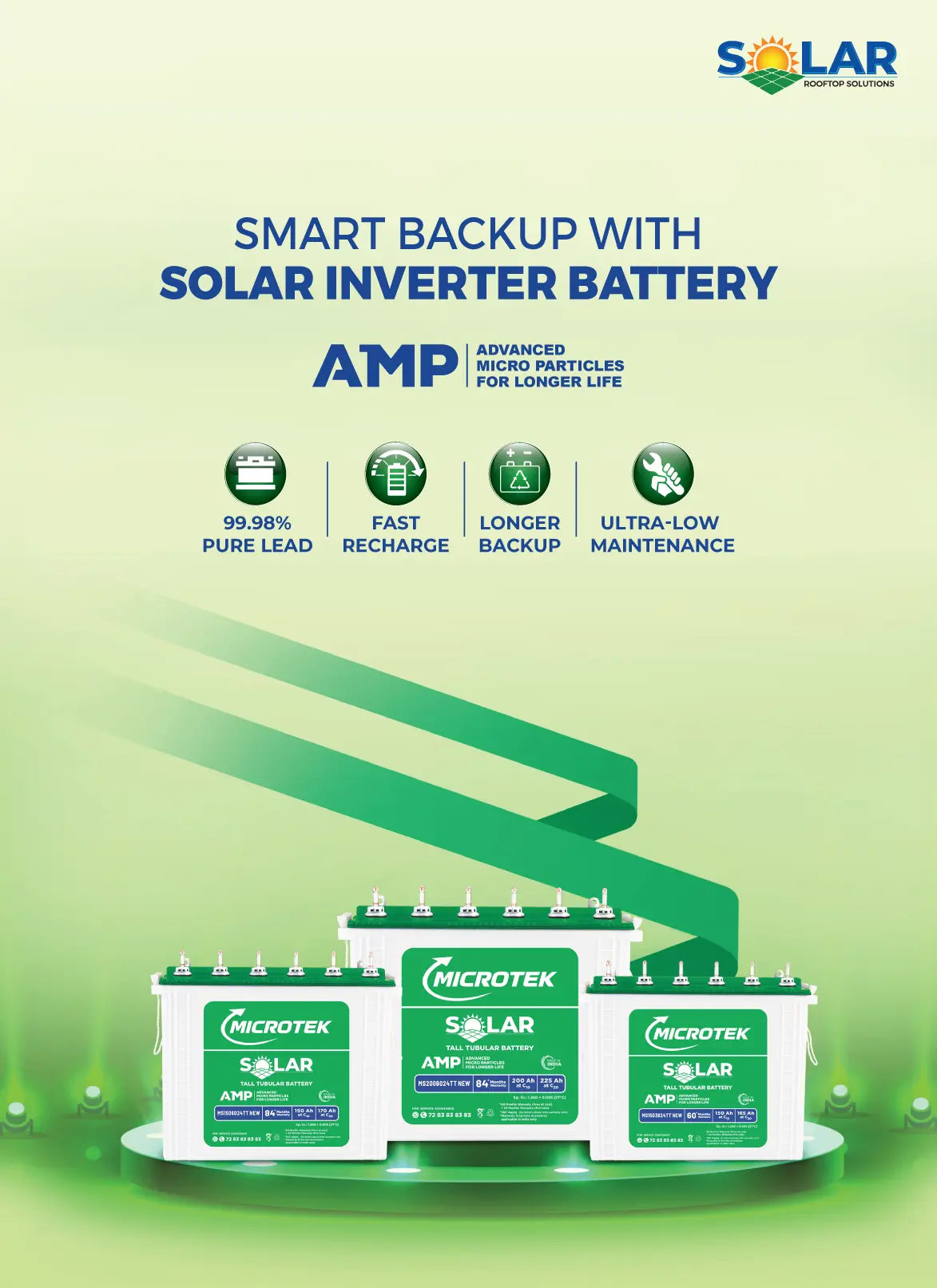 Microtek Solar batteries