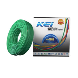 KEI Conflame GREEN+WIRE(HL) 0.75 sqmm FR PVC WIRE (90MTR)