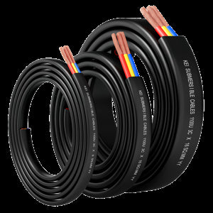KEI 1.50 sqmm 3 core Flat Submersible Cables (100MTR)