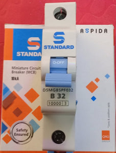 Havells DHMGBSPF050 PVC Plastic 50A MCB SP C Curve (White)