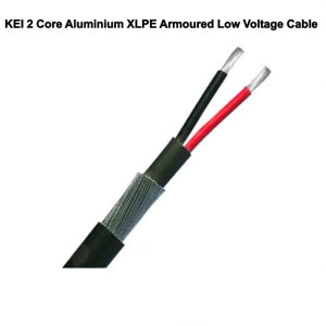 KEI 10.0 sqmm Aluminum PVC Sheathed XLPE Low Tension A2XY Un- Armoured Power Cable, ( 1 METER )