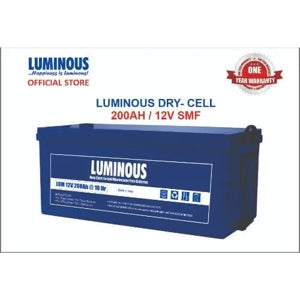 Luminous offers Sealed Maintenance Free (SMF) batteries
