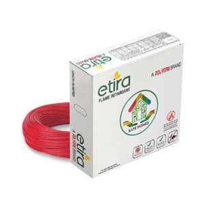 Polycab 0.75 sqmm ETIRA House Wires 90 Meter Copper