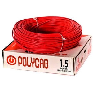 polycab 0.75sqmm 300Mtrs FR industrial Multistrands cable